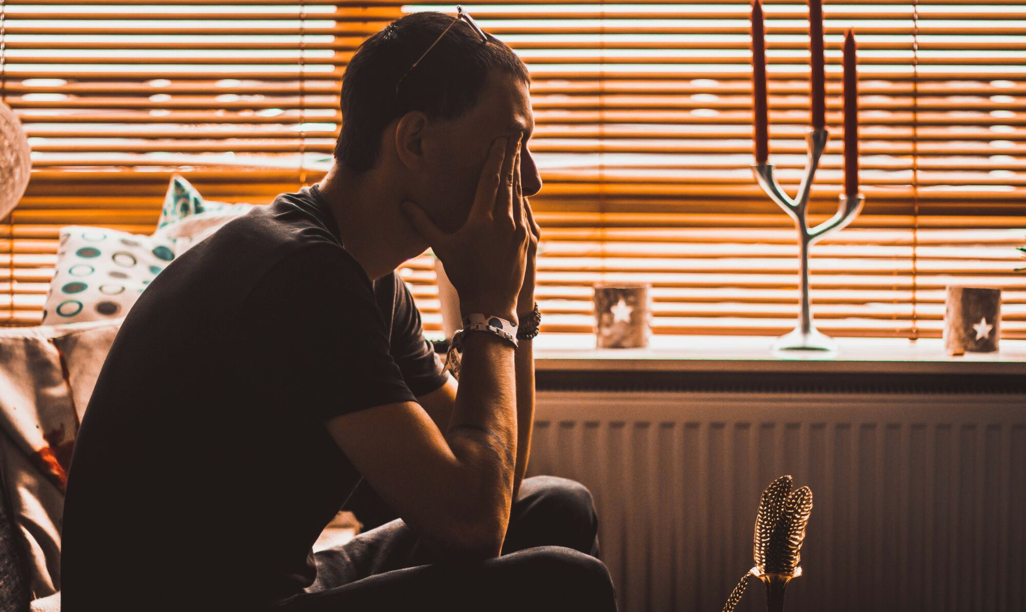 Men with depression